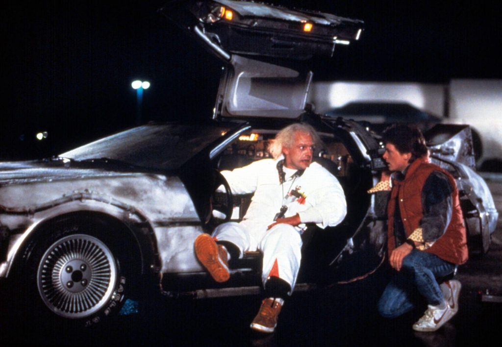 Doc et Marty avec la Delorean